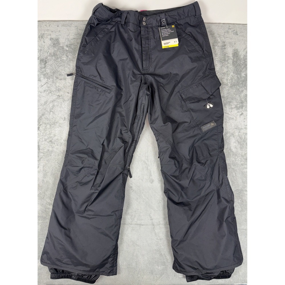 Burton Poacher Snow Pants Mens XXL DRYRIDE 2L Waterproof Ski Snowboard Black NWT